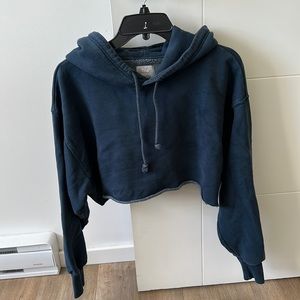 TNA cozy AF cropped hoodie